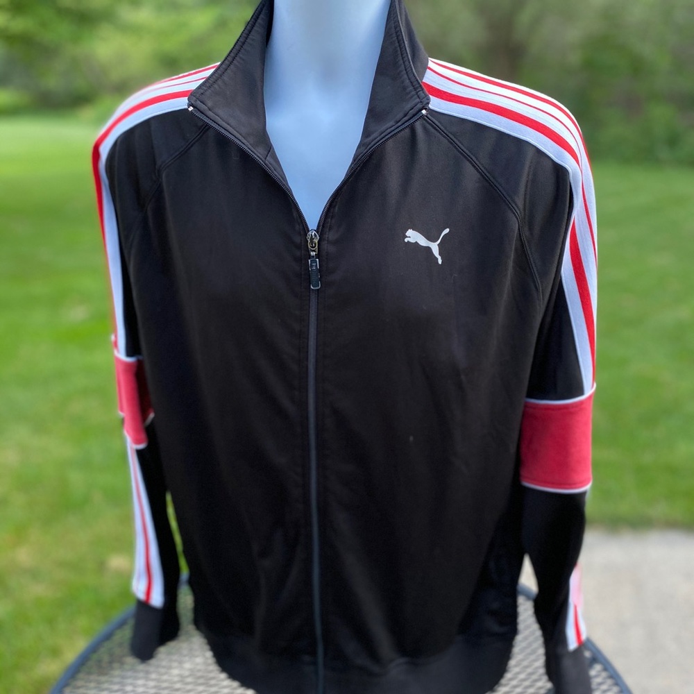 Puma *double logo* men’s athletic golf sweatshirt